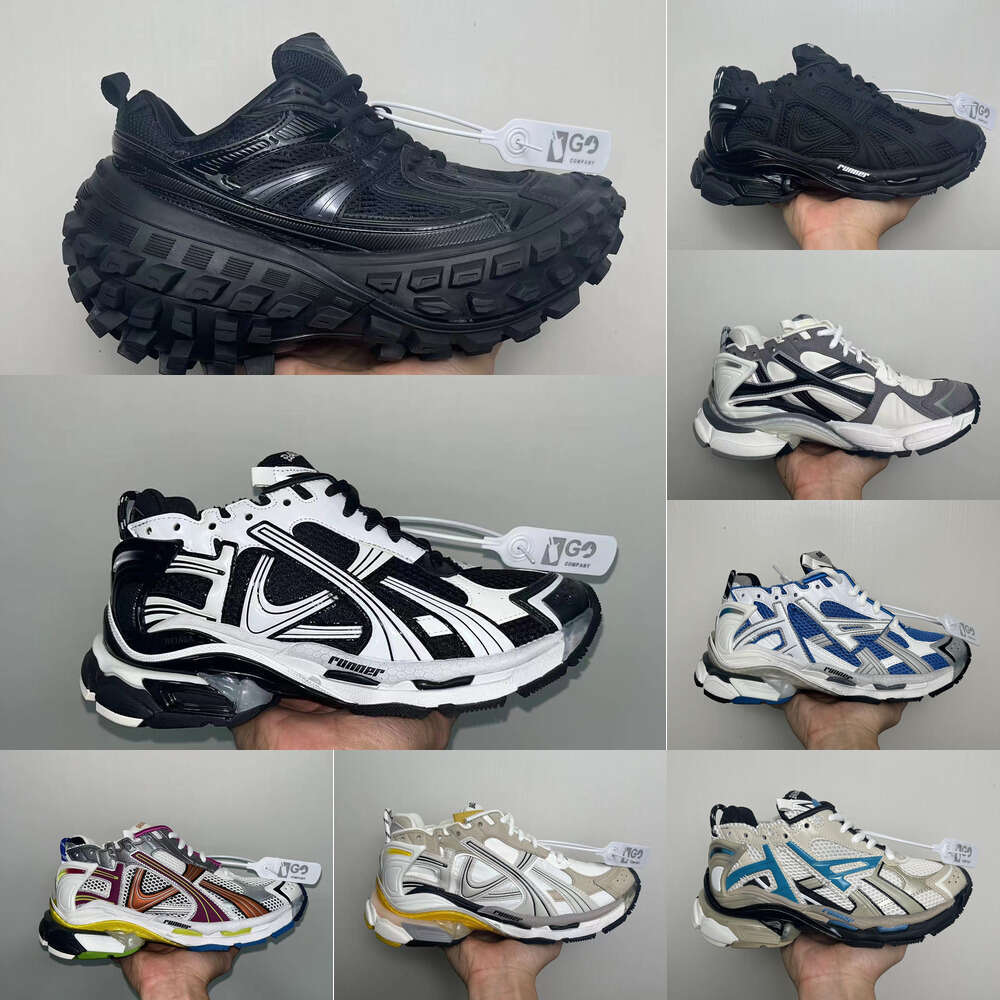 Defender Sneakers Designer 7.0 7.5 Summer 22 Women Men Tire Shoes Rubber Dad Chunky Sneaker Casual Fashion Mesh and Nylon Shoe