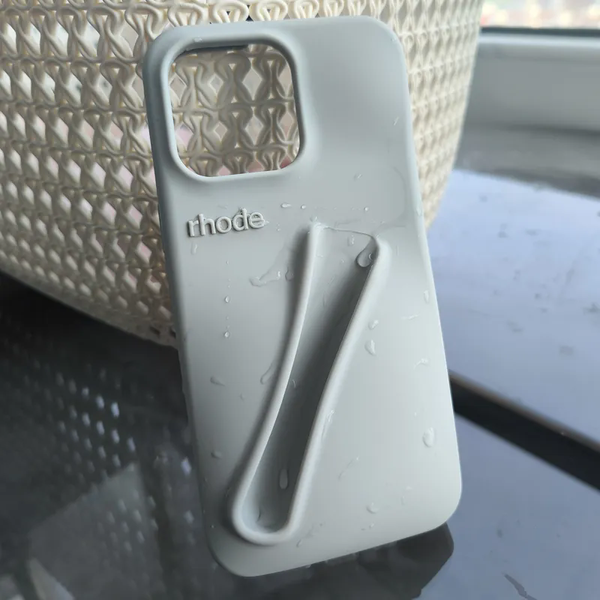 rhode phone case Minimalist Solid Color Rhode Soft Silicone Case For iPhone 15 16 14 PIus 11 13 12 Pro Max Can Be Installed With Lipstick Ba