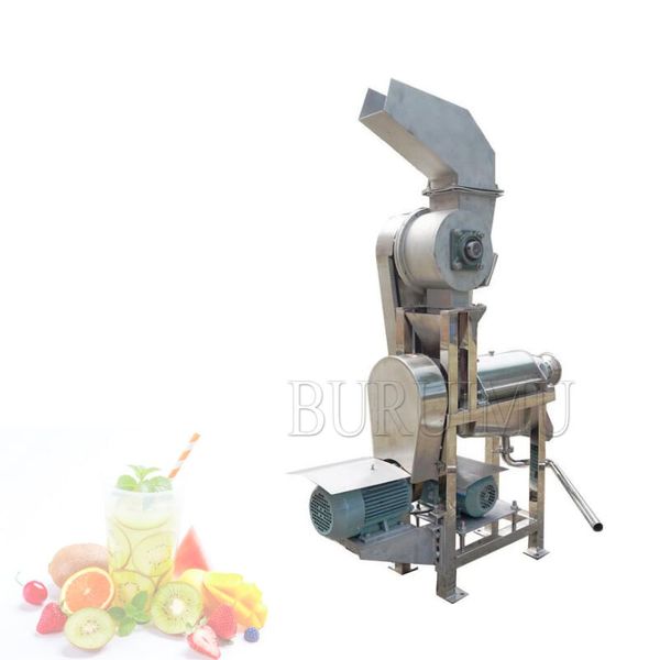 Industrial Electric Cactus Aloe Spiral Juicer Large Orange Crushing Juicer Stainless Steel Hami Melon Fruit Juicer