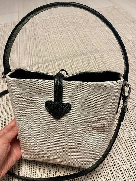 Tote Bag Designer Bags Crossbody Bags Long bamboo bag bucket bag armpit bag canvas Handbags Hobo women casual handbag Size 2