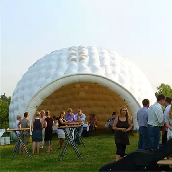 Giant igloo dome inflatable tent with led and blower for outdoor parties or events