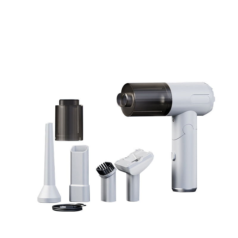 Cordless Portable Air Dust Collector-Vacuum Cleaner with 12000PA Strength Ideal for Cars and Homes