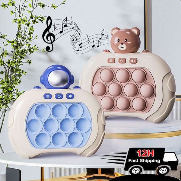 Decompression Toy Push and Pop Fidget Toys for Adult Quick Push Game Console Series Toys for Kids Boys and Girls Push Bubble Sensory Toys Gi