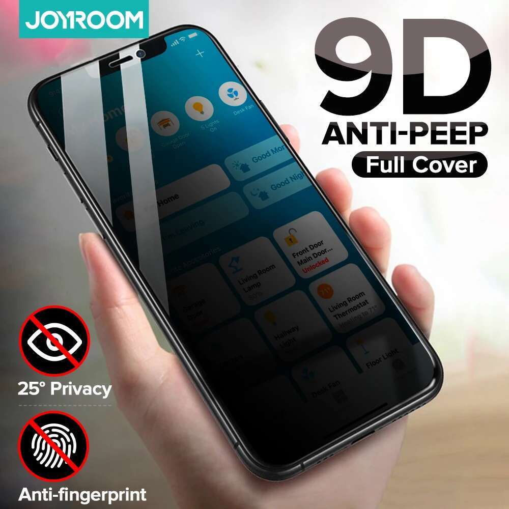 Joyroom Private iphone 16 15 14 13 ProMax Anti-spy Tempered Glass For iPhone Privacy Screen Protector