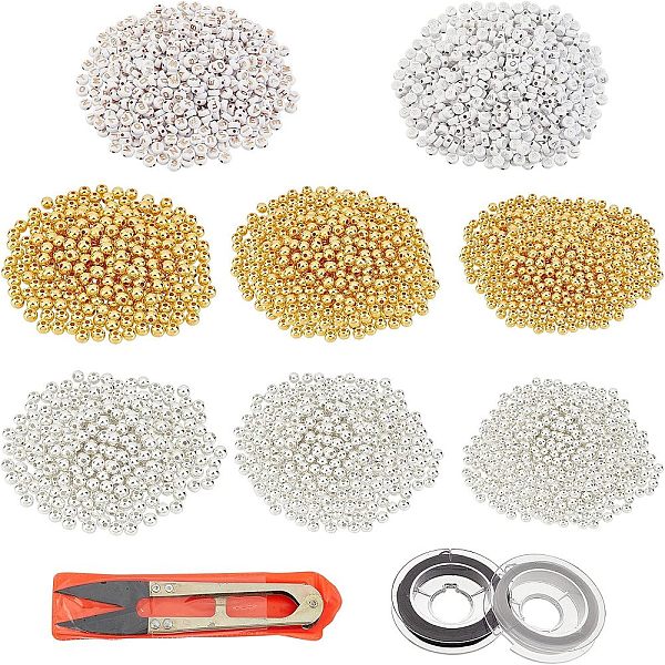 DIY Buchstaben-Stretcharmband-Kits aus Acrylperlen für Kinder