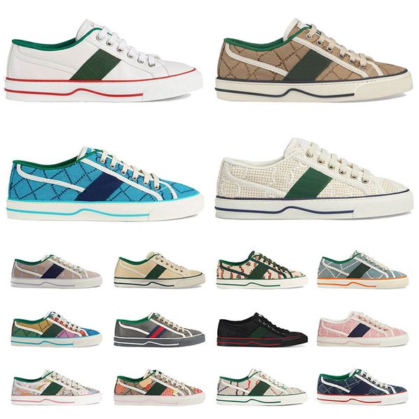 Designers Mens Womens Dress Shoes Tennis 1977 Tênis de tenões Luxurys Designer Sapatos jeans Men Sapatos Ace Borracha sola bordada Treinador