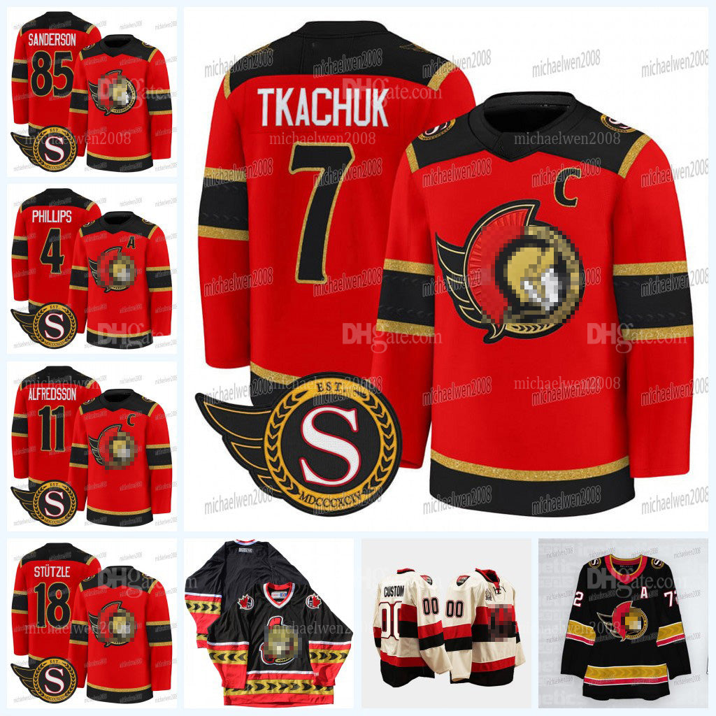 Ottawas Senator 2026 Alternate HOCKEY Jersey Brady Tkachuk Daniel Alfredsson Claude Giroux Tim Stutzle Ridly Grei Thomas Chabot