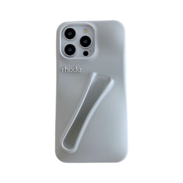 rhode Lipstick portable protective iPhone phone case silicone phone case for 16 15Plus 14Plus 11 12 13 14 15 Pro Max fashion style anti-foul