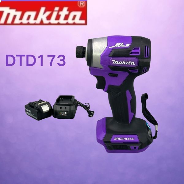 DTD173 Purple 18V LXT Brushless Motor Electric Drill WoodBoltTMode Rechargeable Power Tools Cordless Impact Driver 240407