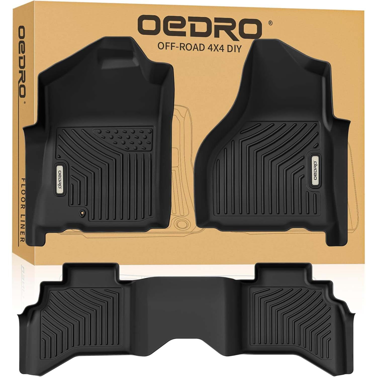 Floor Mats for 2002-2009 Dodge Ram 1500-2500-3500 Quad Cab