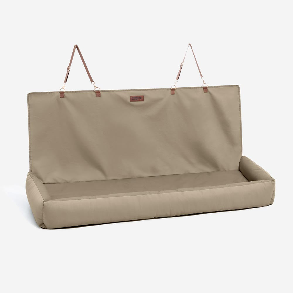 Waterproof Anti-Slip Large Dog Car Seat Cover-Urban Voyager, Khaki-Standard
