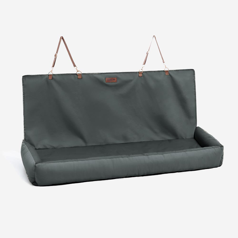 Waterproof Anti-Slip Large Dog Car Seat Cover-Urban Voyager, Gray-Standard