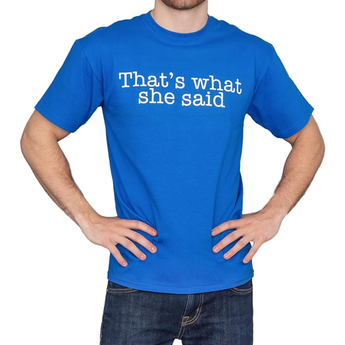 The Office That's What She Said Text T-Shirt Tee - XL