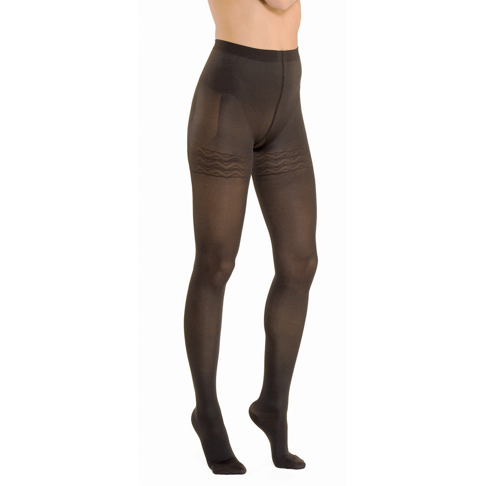 Solidea Wonder Model 140 Opaque Compression Tights 18 21mmHg 4XL Eggplant