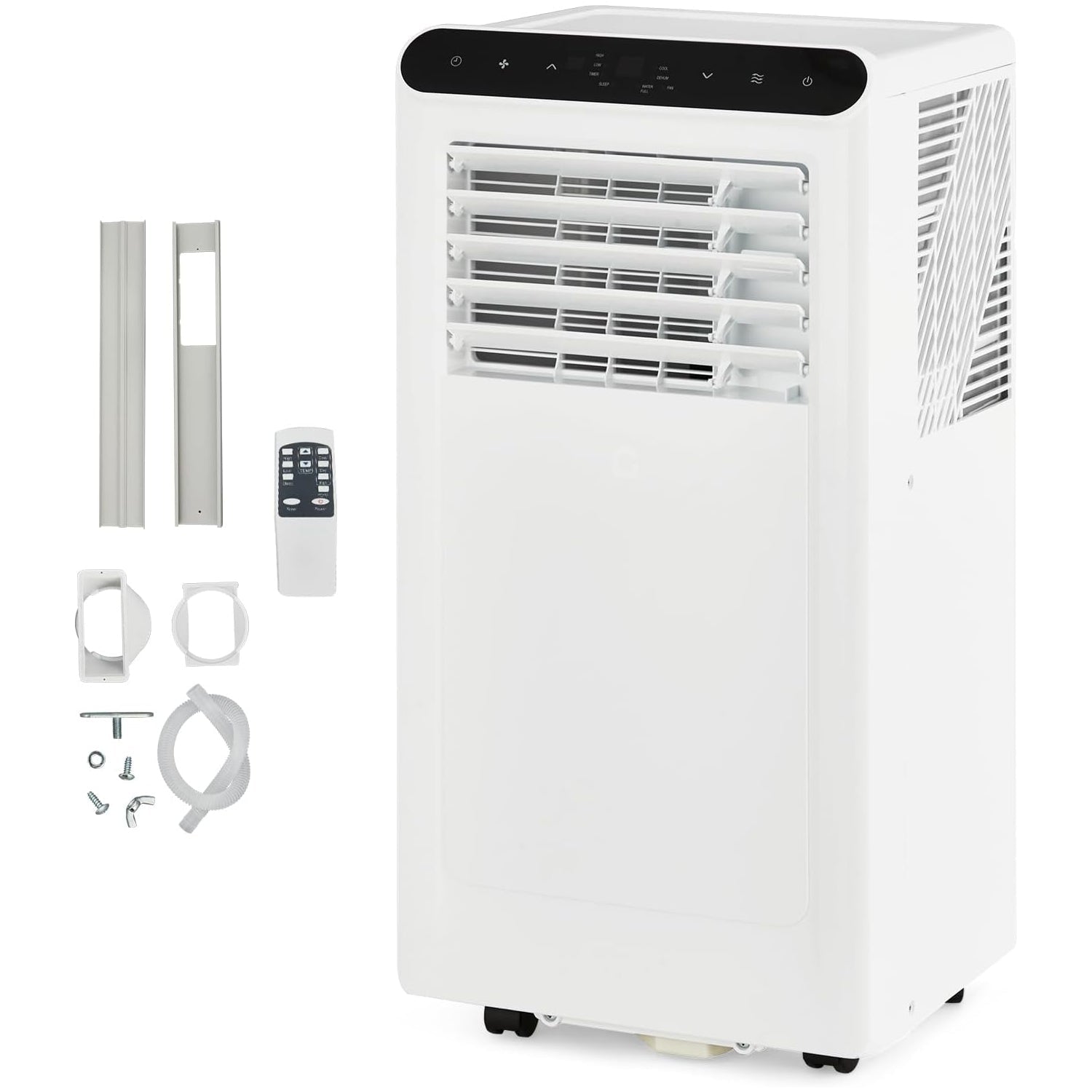 Garvee 10000BTUs Portable Air Conditioner, 3-In-1 Stand UP AC Unit with Heater, Dehumidifier, Fan Modes for Room Up to 450 Sq. Ft, Auto Swing, 24 Time