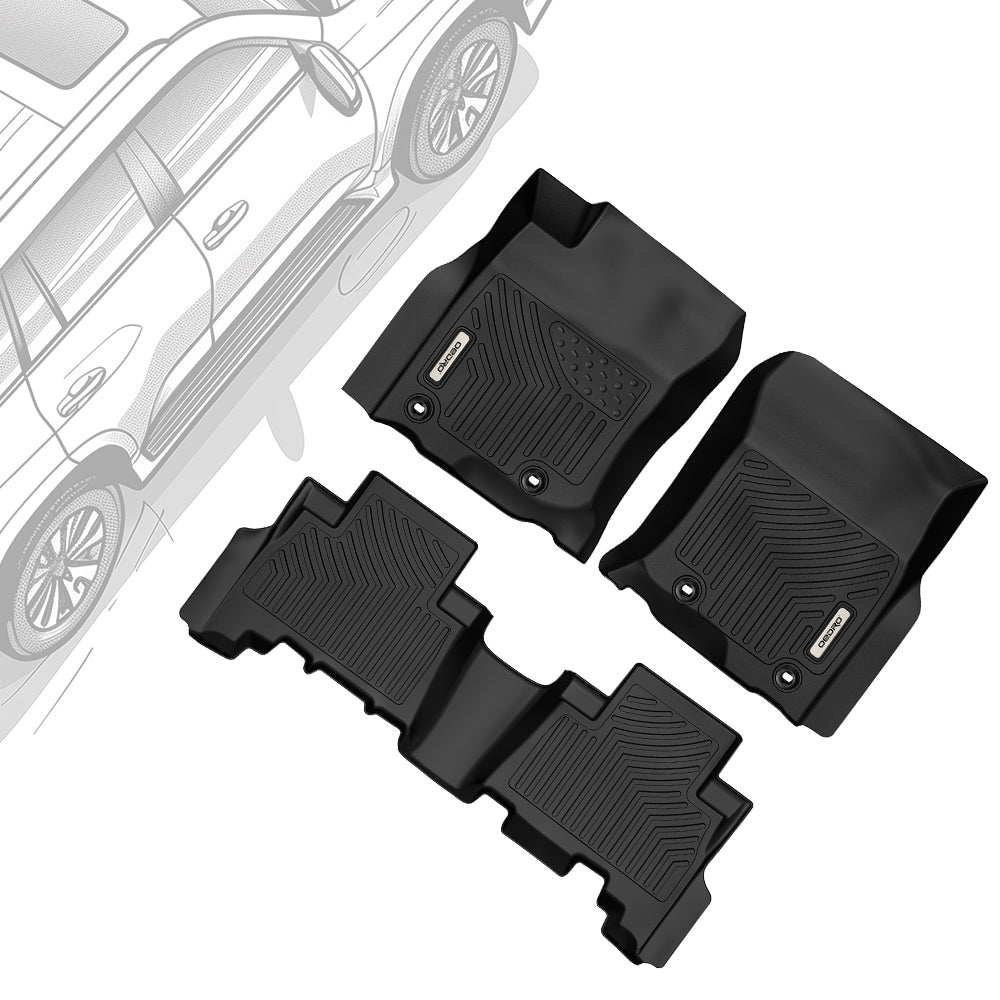 OEDRO All Weather Floor Mats for 2013-2024 Toyota 4Runner & 2014-2023 Lexus GX460