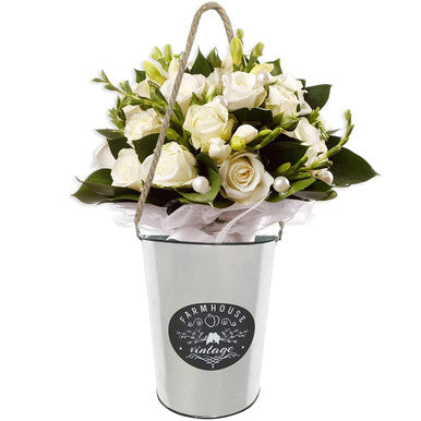 Farmhouse Rustic Style Hanging Wall Vase Planter