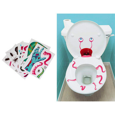 Paladone Terrifying Vinyl Toilet Decals (2-Pack)