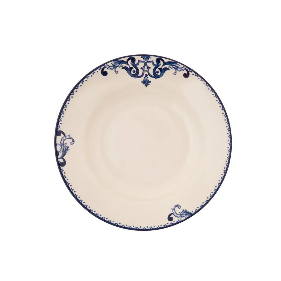 Karaca Mare Porcelain Pasta Bowl, 23cm, Multi