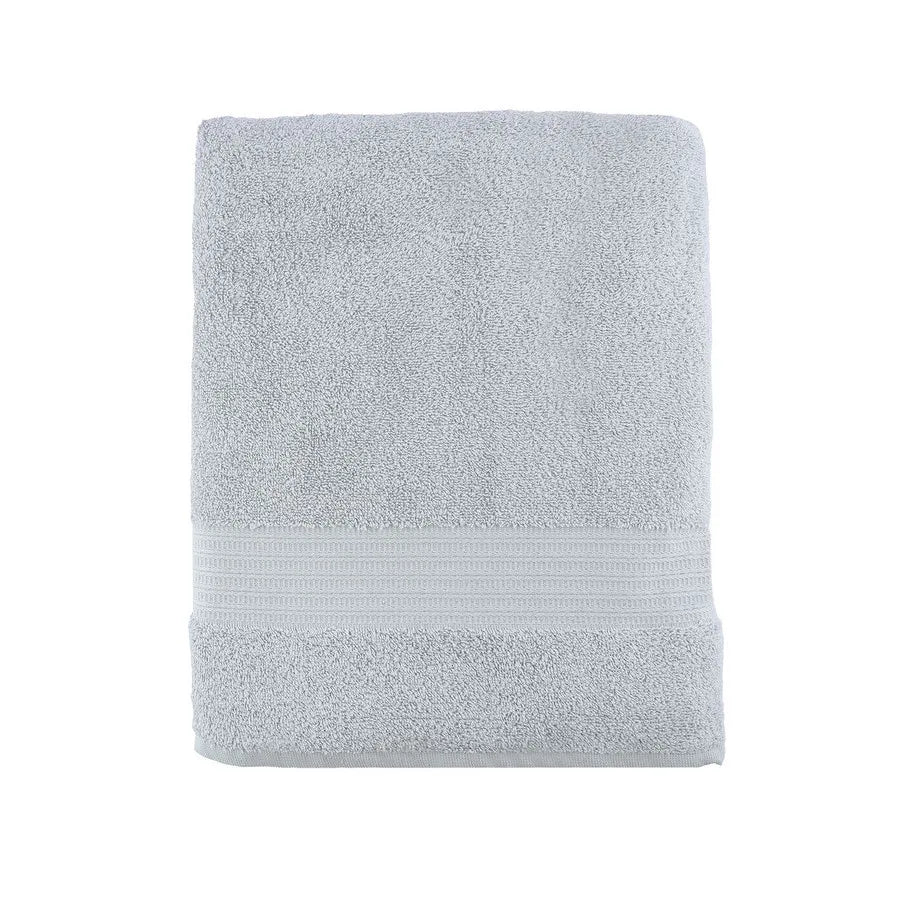 Karaca Home Back To Basic 100% Turkish Cotton Bath Towel, 85cmx150cm, Light Blue