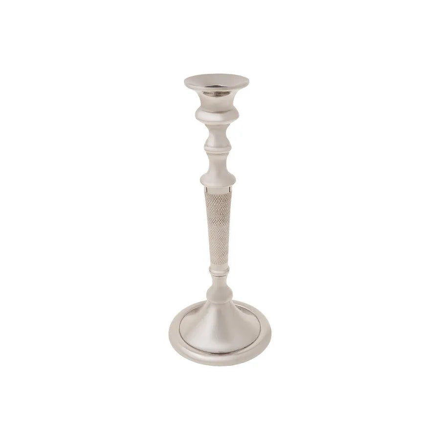 Karaca Victoria Aluminum Candlestick, 23.5cm, Silver