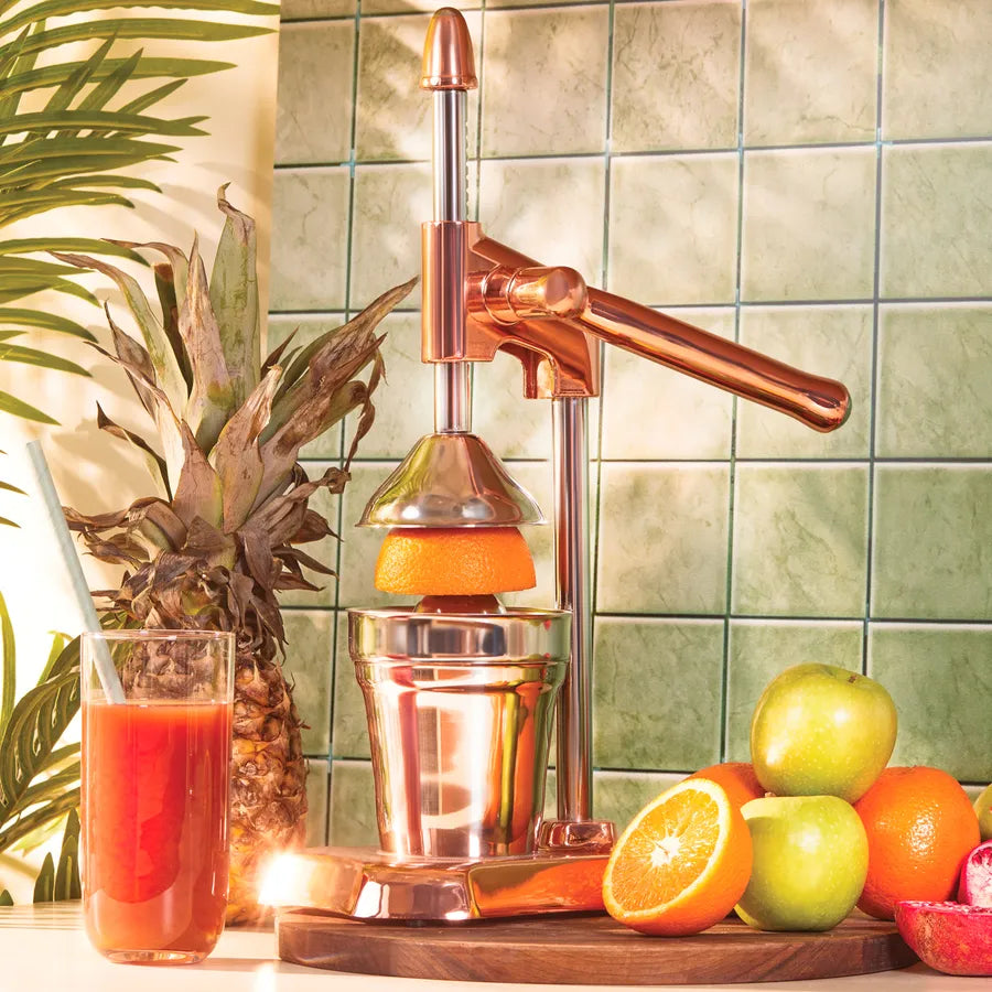 Karaca Pro Copper Citrus Juicer, Copper Silver