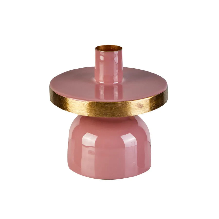 Karaca Glore Candlestick, 10cmx10cm, Pink