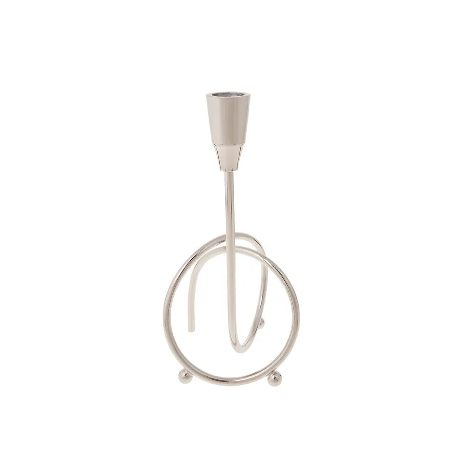 Karaca Nora Candlestick, 23cmx12cm, Silver
