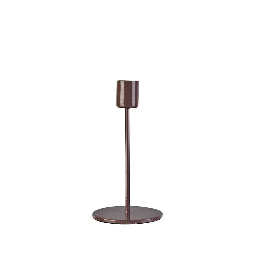 Karaca Glore Candlestick, 15cm, Damson
