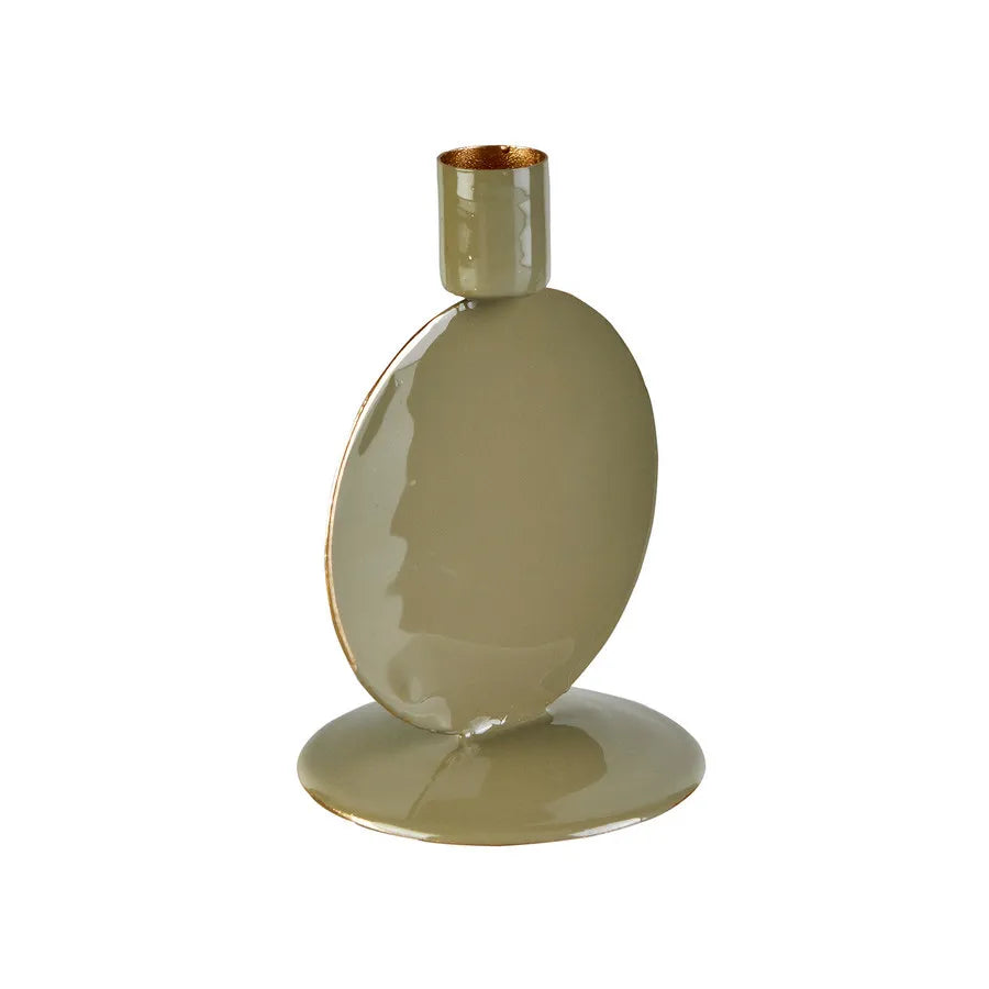 Karaca Glore Candlestick, 15cmx10cm, Green