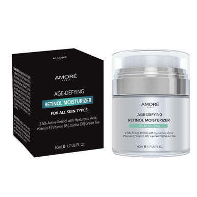 Amoré Paris™ Age-Defying Retinol Moisturizer for All Skin Types