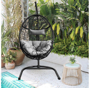 Hanging Egg Swing Chair with Stand