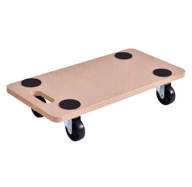 Rectangle 440lbs Capacity Wood Dolly