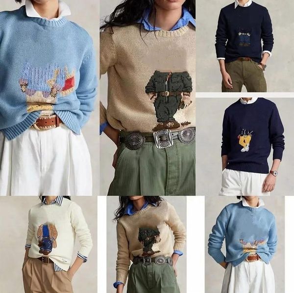 Women&#039;s or man&#039;s Sweaters Winter Autumn fashion sweaters long sleeve knitting designer pullover knit print clothing loose knitted