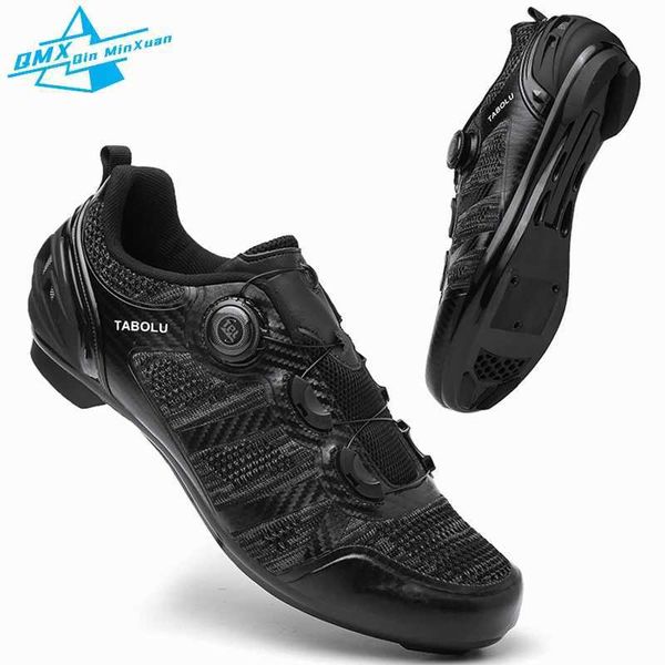 Road cycling shoes mens mesh breathable self-locking anti slip womens mountain cycling shoes Spd flat outdoor racing shoes CL241018