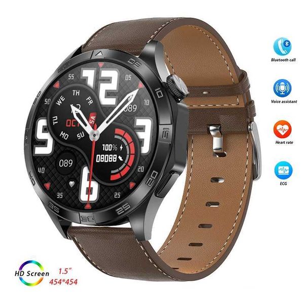 DT5 Mate smartwatch para homens e mulheres relógios digitais GPS Tracker Fitness Bracelet Health Monitoring Sports Watch X241226