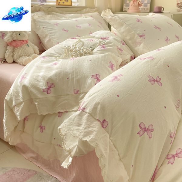 ddmyuranus Bonenjoy Duvet Lace Style Quilt Soft Bedding Blanket Printed Comforter Cover funda nordica (No Pillowcase)