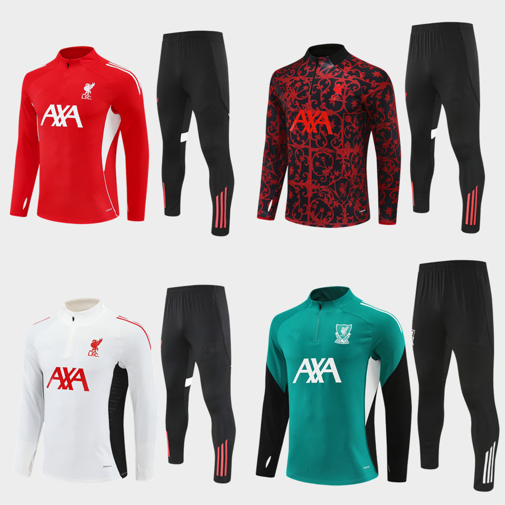 L iverpoolf fc tracksuit 25-26 Salah tracksuit Luis diaz Virgil GAKPO DARWIN Arnold MAC ALLISTER soccer jerseys fans player football shirt Mens woma