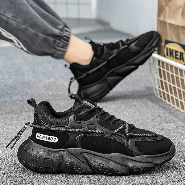 Men Sports Shoes Mesh Mesh Sneakers respiráveis tendem a atletas versáteis frete grátis