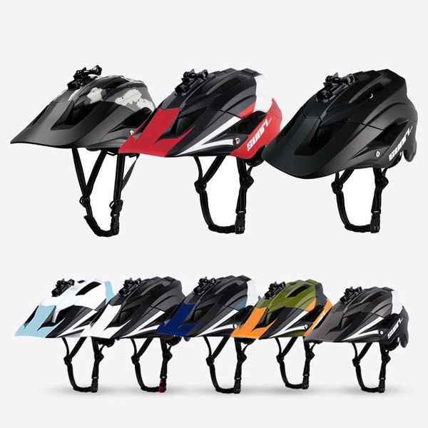 Cycling Helmets 2022 New MTB Road Bike Helmet Dirt Bike with Sun Visor Capacete Ciclismo Casco Bicicleta Men Motorcycle Bicycle Cycling Helm