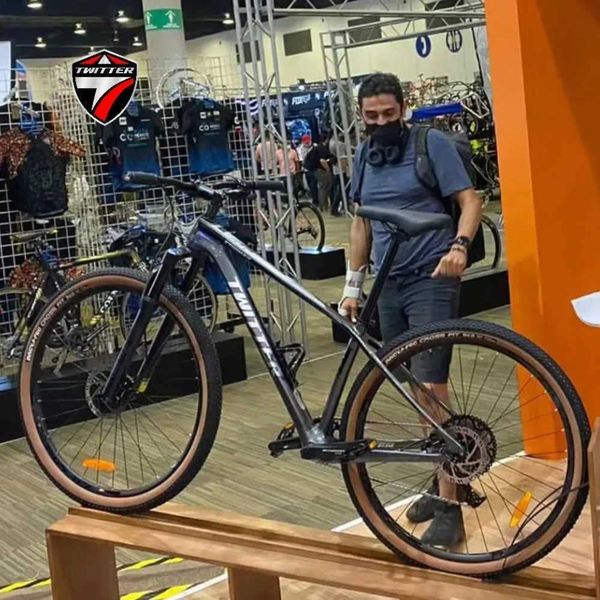 Bikes Ride-Ons TWITTER STORM2.0 DEOREM6100-12S 27.529 MTB Hydraulic Disc Brake XC Class Fully Internal Routing T900Carbon Fiber Optic Moun