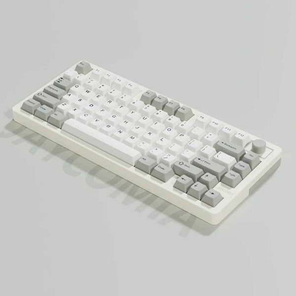 Keyboards Double Shot Keycaps Cherry 9009 ISO Ansi Layout Retro Design 7u Alice Space Bars 190 Big Set Key Caps For Mechanical Keyboard R240