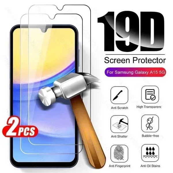 2PCS Tempered Glass Screen Protector For Samsung Galaxy A15 4G 5G Protect Glass Sumsung A 05 15 25 35 55 A05 A05s A25 A35 A55 5GT250115