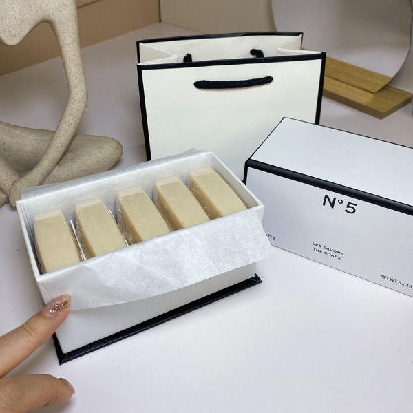 5PCS SET Square Soap Set Bath Soap Solid Balm Air Freshener Les Savons The Soaps Home shower products