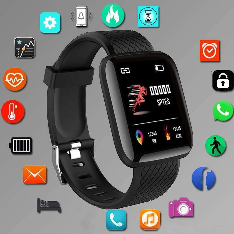 Sport Smartwatch Fiess Bracelet Music Control Woman Men Smart For Bluetooth Digital Watches Alarm Clock Weather