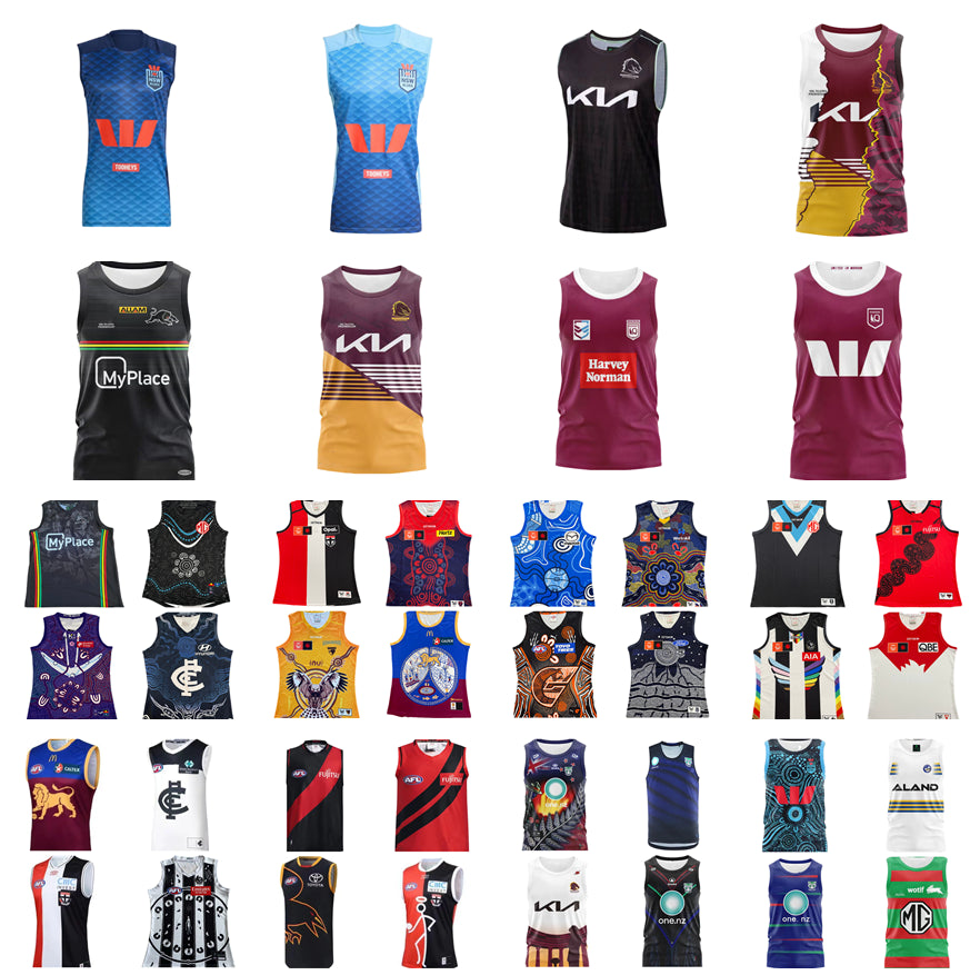 2025 2026 AFL port Adelaide crows Essendon Bombers Rugby jerseyS 24 25 26 Brisbane Lions fremantle dockers tank coast suns vest Rules football shirt