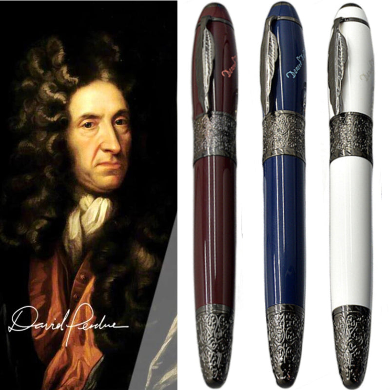 Daniel Defoe Monte Ballpoint-Rollerbll-Fountain Pens Luxury Maple Leaf Clip Design Writing Office Stationery As Gift Pen With Serial Number