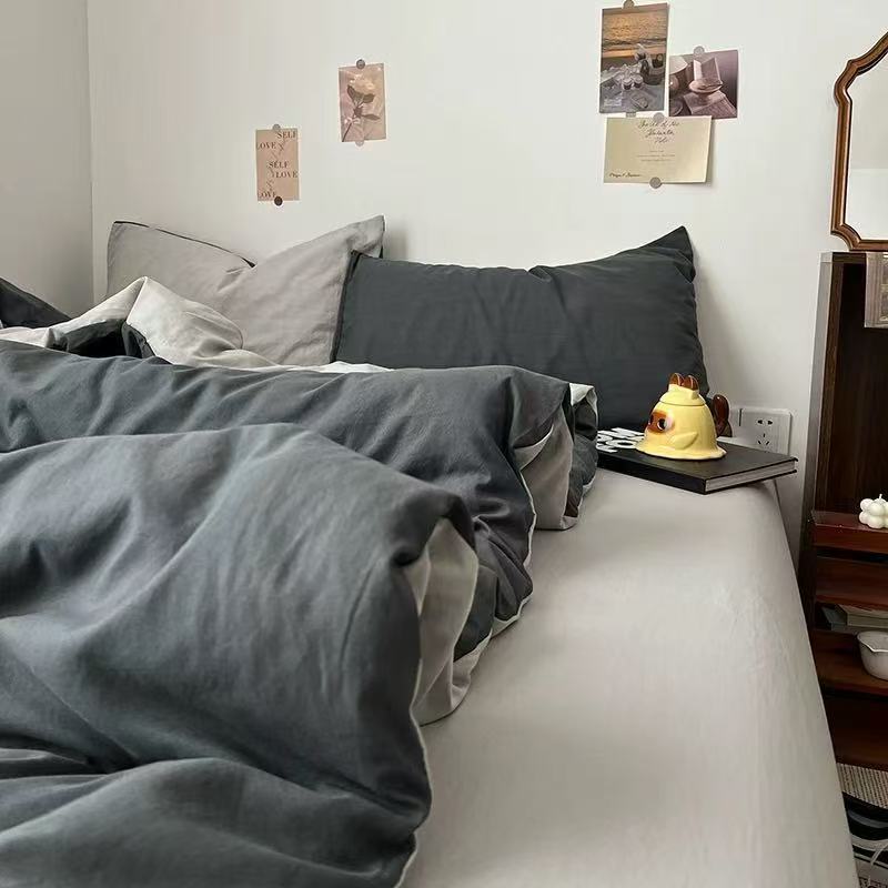 Cozy Winter Bedding Set with Wool Blend sheet and Fluffy Duvet Cover 150