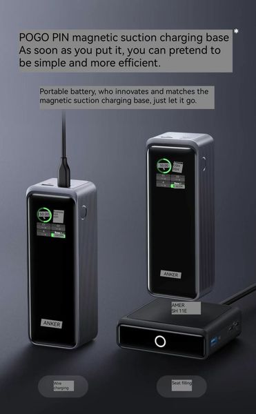 Cell Phone Power Banks ANKER prime250W high-power power bank fast charging 27650 mAh three-port airplane A1340 CL250113