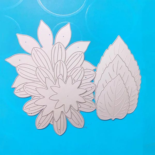YINISE 6pcs SCRAPBOOK Metal Cutting Dies For Scrapbooking Stencils Big Leaf DIY PAPER Album Cards CRAFT Making Embossing Die CUT